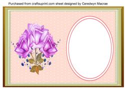 Lovely Apricot Floral Incert, 5