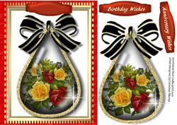 Beautiful Roses in a Pendant