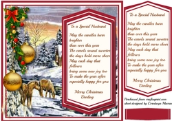 To a Special Husband at Christmas, with Verse