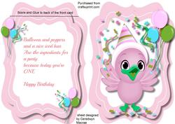 Tent Card with Vers, Now Your One , Girl