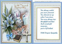 Deepest Sympathy, with Verse, 3