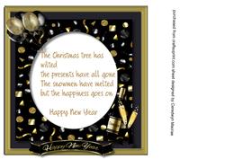 Incert Have a Happy New Year , with Verse 