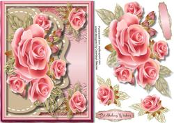 Beautiful Roses on a Envelpoe Frame 