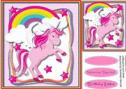 Lovely Pink Magical Unicorn