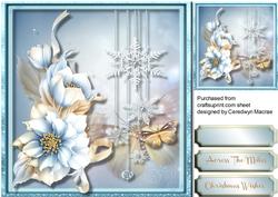Beautiful Festive Frosted Florals