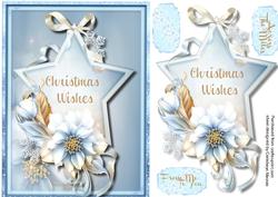 A5 Star and Festive Florals