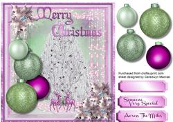 Lovely, Baubles, Sparkle, and Holly, 4
