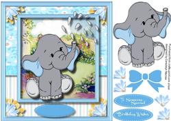 Blue Ellie Watering the Garden 