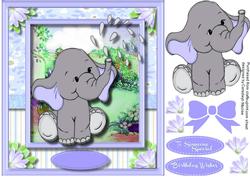 Lovely Lilac Ellie Watring the Garden