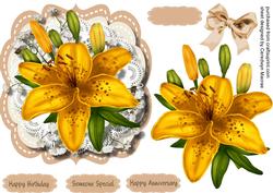 Beautiful Yellow Lillies on Banys Breath