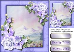 Lovely Lilac Roses and Meadows