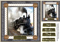 Lovely Steam Train and Coaches 