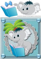 Little Blue Ellie's Reading Lesson