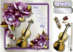 Music, Wine, and Stunning Roses,with Verse 