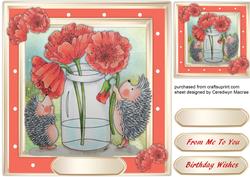 Blooming Lovely Hedgehogs