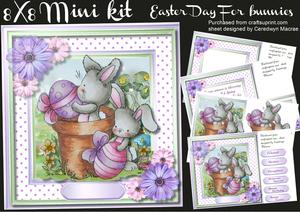 8x8 Mini Kit , Easter Day for Bunnies 