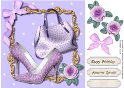 Lovely Lilac Shoes and Bag