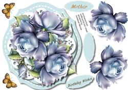 Beautiful Blue Roses for Mum
