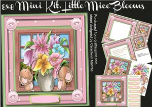 8x8 Mini Kit, Little Mice Blooms