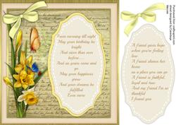 Lovely Birthday or Friendship Greetings 