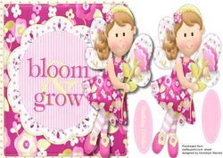 Over the Edge Birthday Fairy, Bloom and Grow