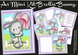 A5 Mini Kit, Brollie Bunny