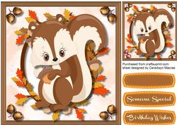 Lovely Woodland Critter Squirrel