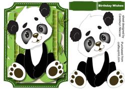 Lovely Woodland Critter Panda