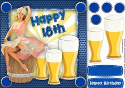 Pin Ups and Beer Enjoy You 18th Bitrhday