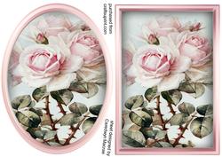 Oval and Square Pink Toppers