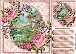 Lovely Rose Cottage in Bloom