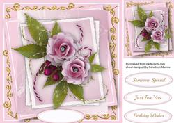Simple Rose Spray