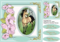 Lovely Free Spirit in a Oval Frame 