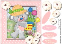 Eligie Bear Tiptoe Through the Tulips