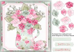 Lovely Jug of Summer Flowers