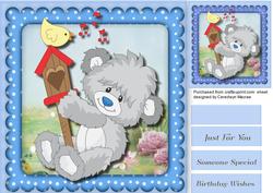 Eljie Bear with the Birds House