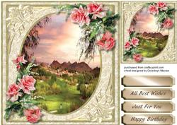 Lovely Scene and Roses