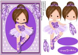 Lovely Brown Haired Ballerina