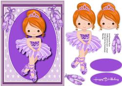 Beautiful Red Haired Ballerina