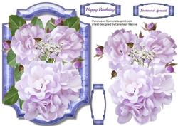 Beautiful Soft Lilac Roses in a Bracket