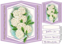 Beautiul White Flowers and Pearls