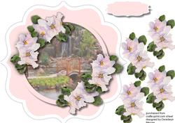 Lovely Bracket with Japanese Water Scene