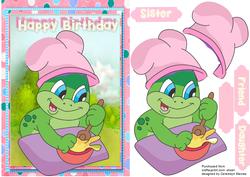 Froggies Making a Birthday Cake