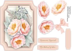 A5 Beautiful Cluster of Roses 