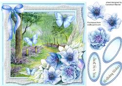 Butterflies in Bluebell Woods