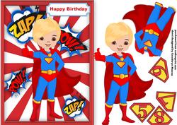 Super Hero Blond, Zap, Pow, Wham