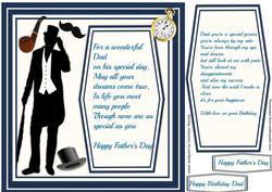 Lovely Birthday or Father's Day Greetings