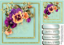 Mama's Beautiful Pansy's