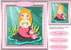 Beautiful Mermaid in Pink