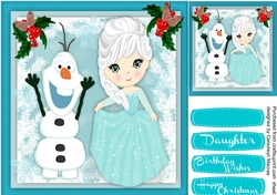 Beautiful Elsa and Olaf 